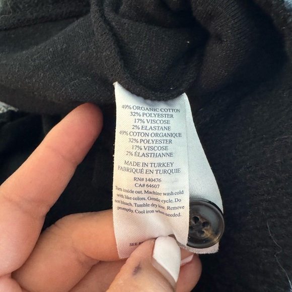 Faherty Sweater Joggers Heathered Black Twill Size XXL sweat pants - Picture 10 of 16